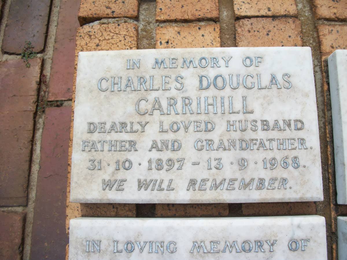 CARRIHILL Charles Douglas 1897-1968