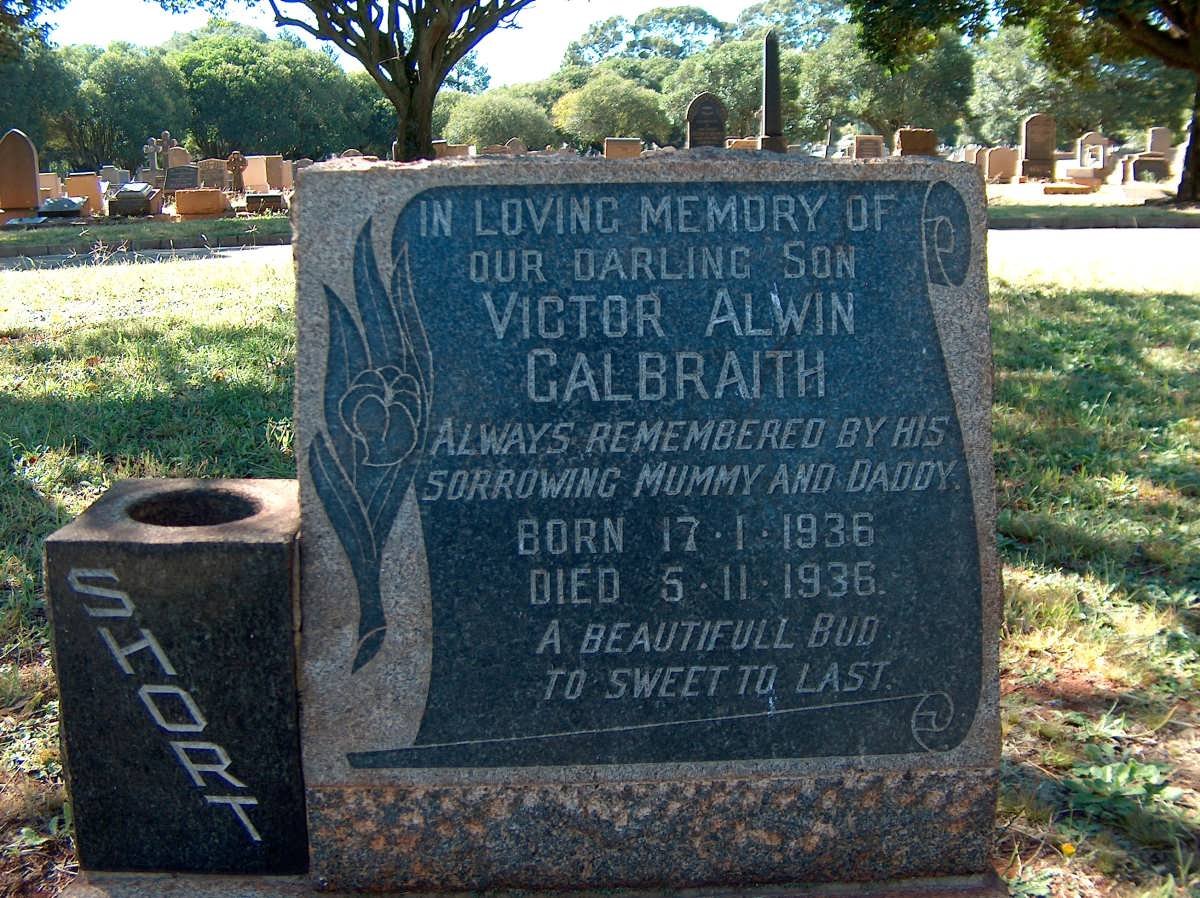 CALBRAITH Victor Alwin 1936-1936