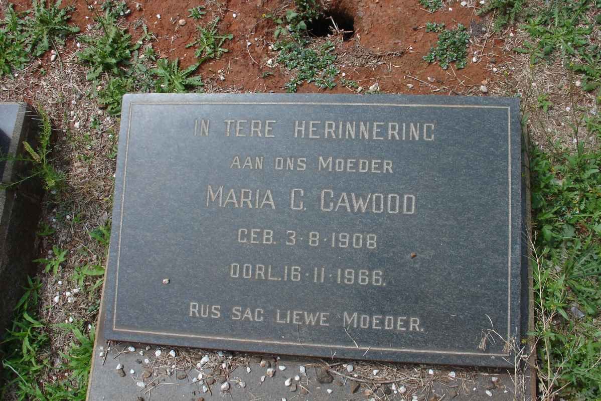 CAWOOD Maria C. 1908-1966