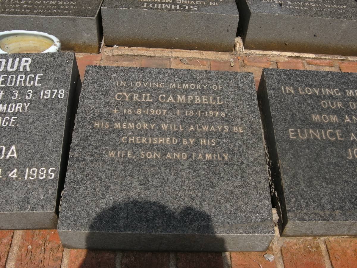 CAMPBELL Cyril 1907-1978