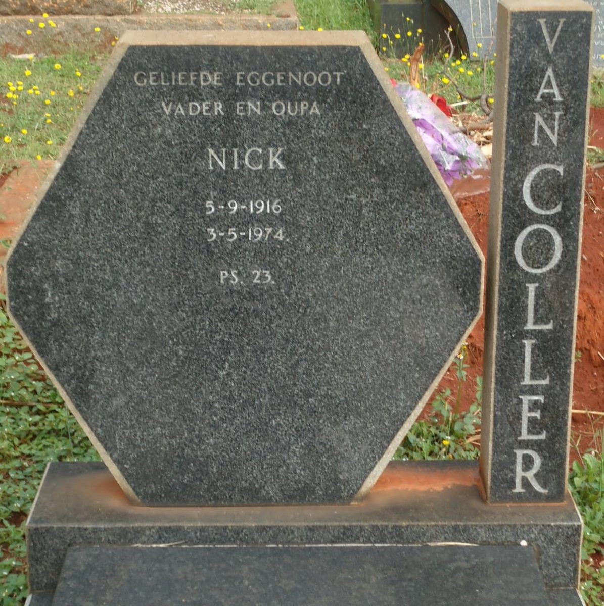 COLLER Nick, van 1916-1974