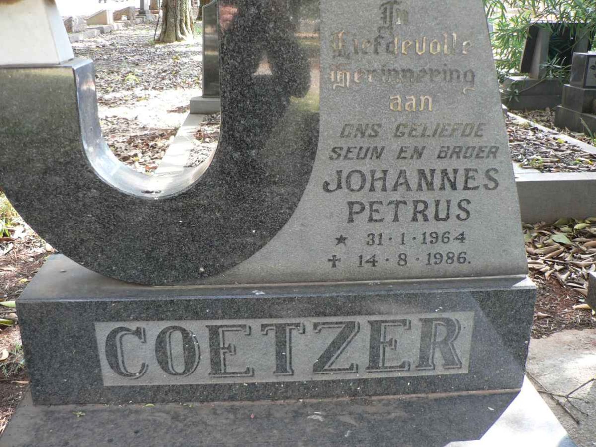 COETZER Johannes Petrus 1964-1986