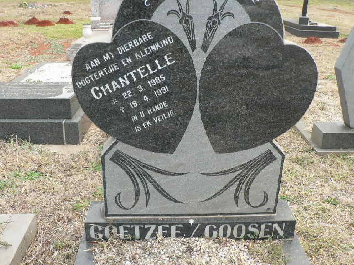 COETZEE Chantelle 1985-1991