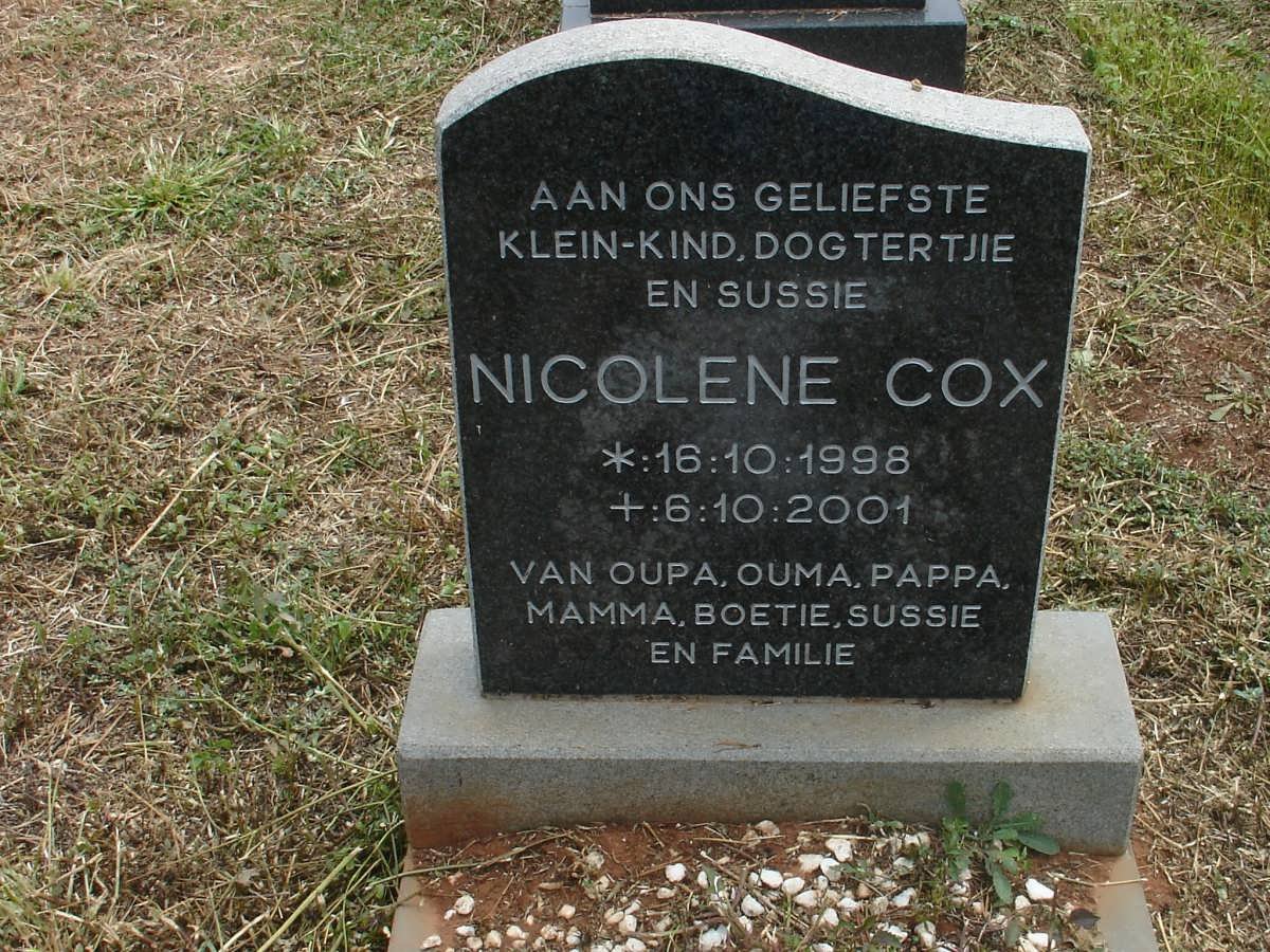 COX Nicolene 1998-2001