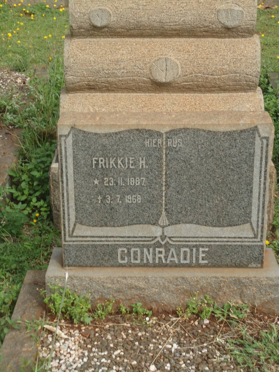 CONRADIE Frikkie H. 1887-1968