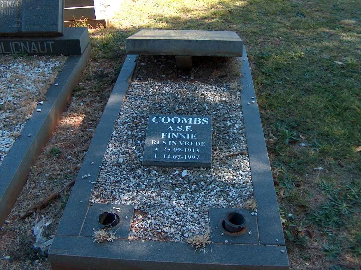 COOMBS A.S.F. 1913-1997