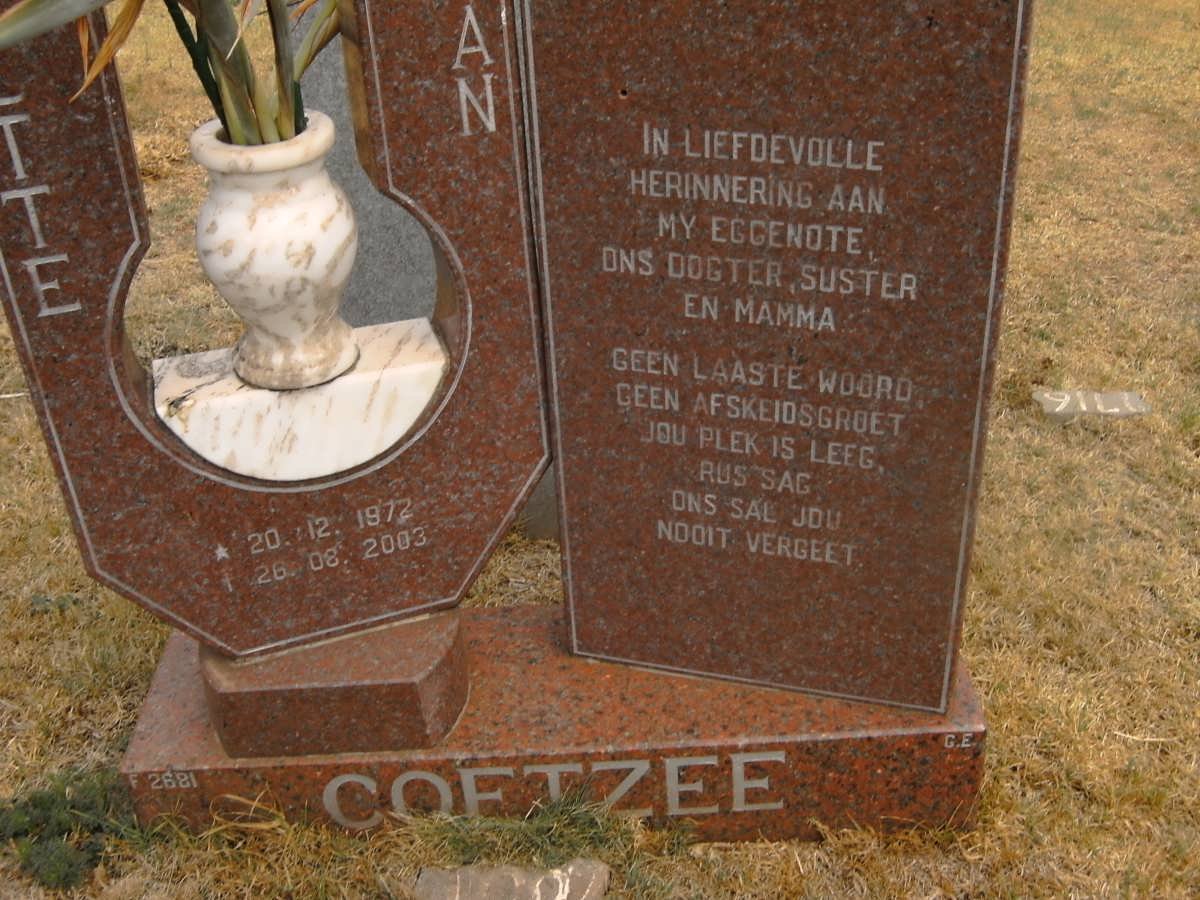 COETZEE ? 1972-2003