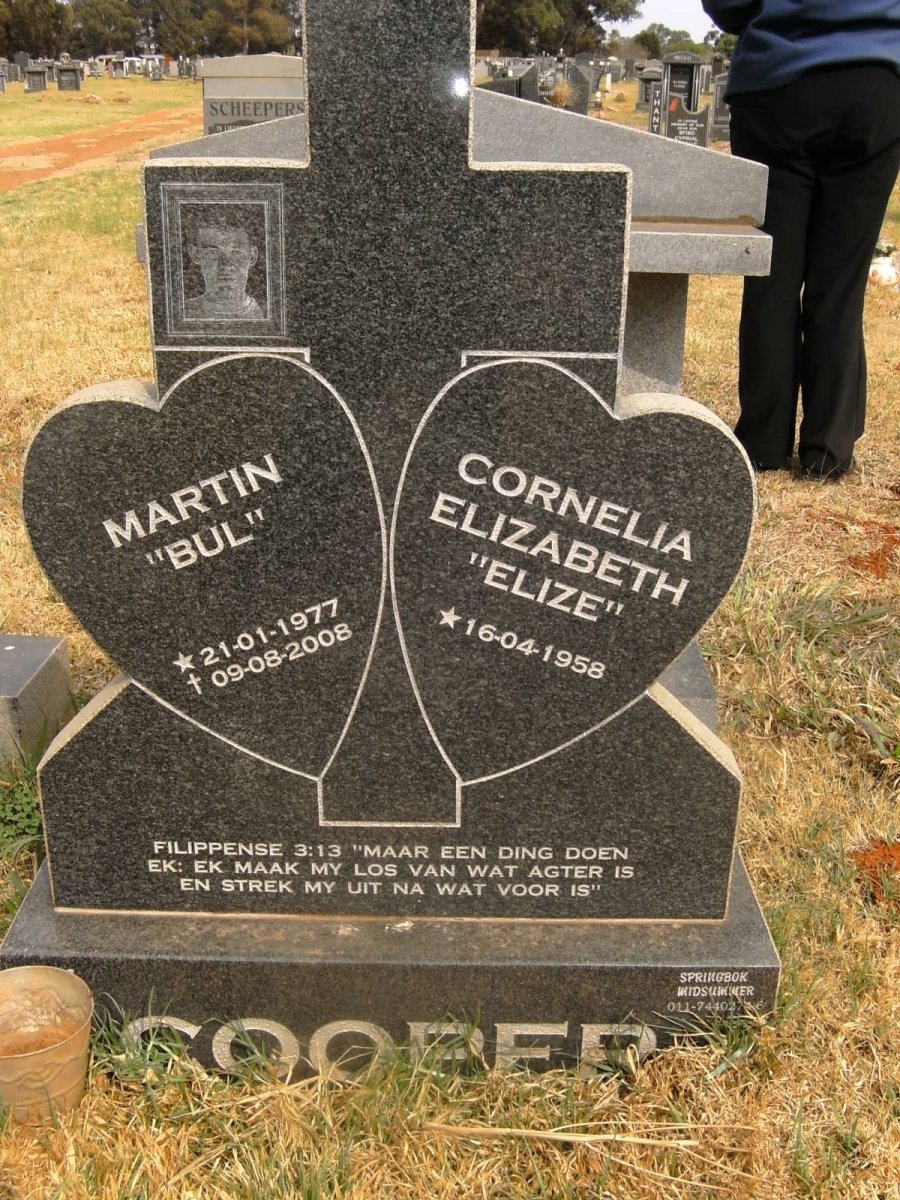 COOPER Cornelia Elizabeth -1958 :: COOPER Martin 1977-2008