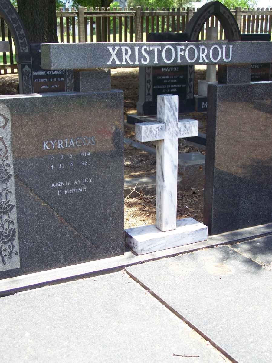 CHRISTOFOROU Kyriacos 1914-1985