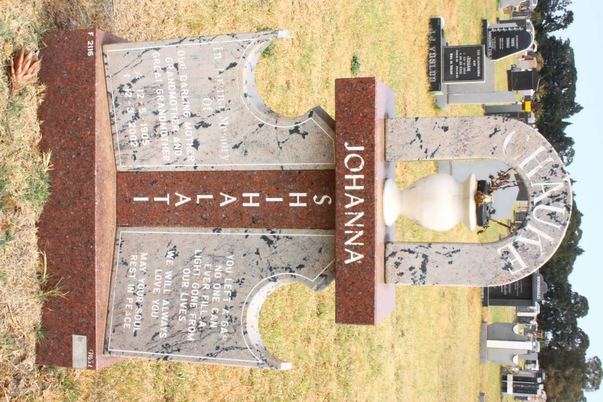 CHAUKE Johanna Shihalati 1905-2002