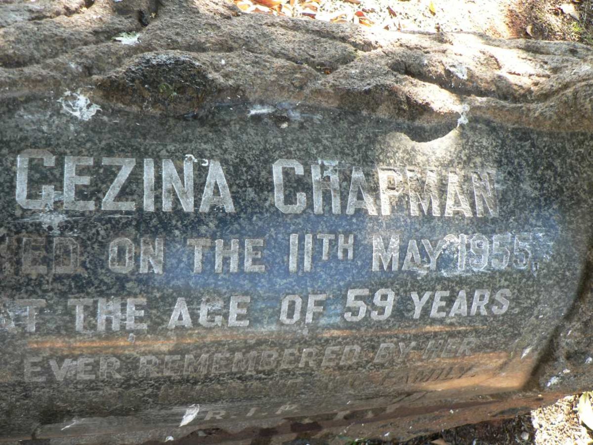 CHAPMAN Gezina -1955