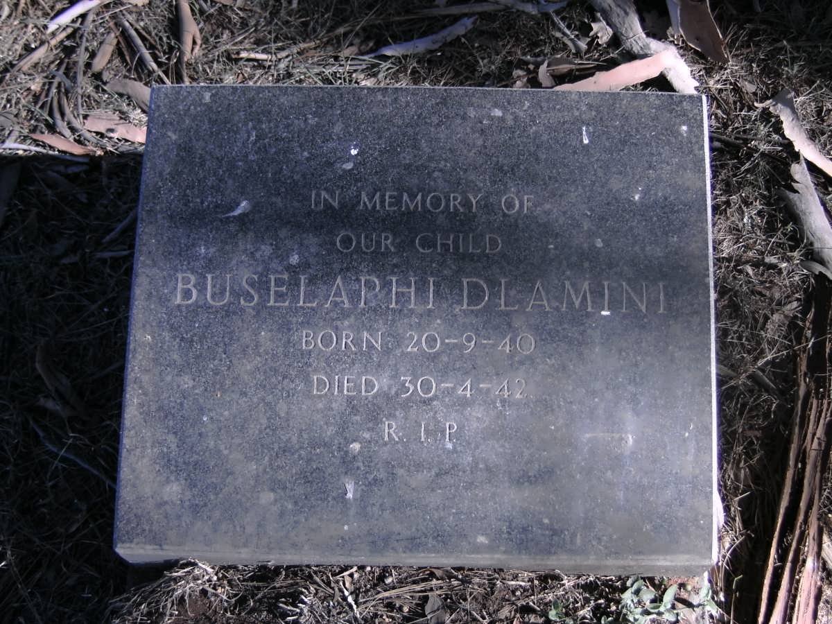 DLAMINI Buselaphi 1940-1942