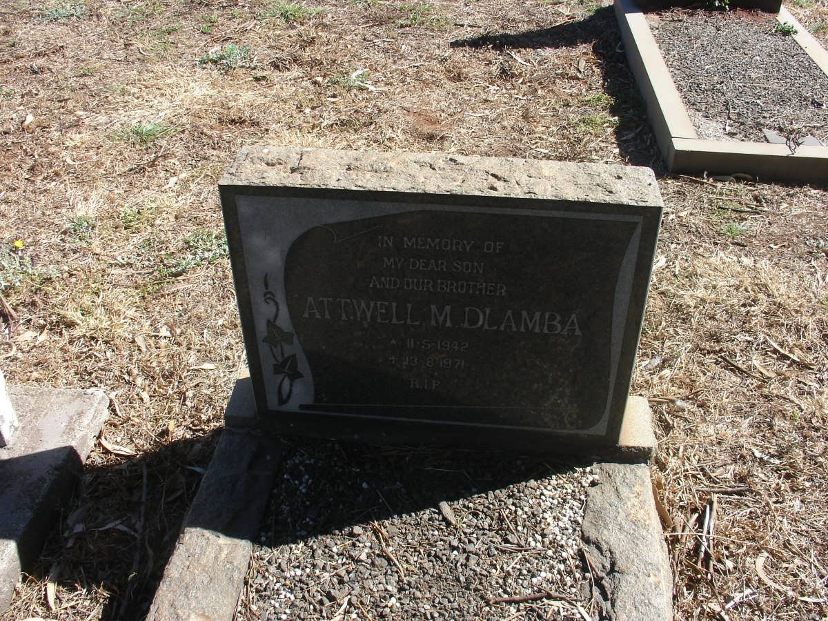 DLAMBA Attwell M. 1942-1971