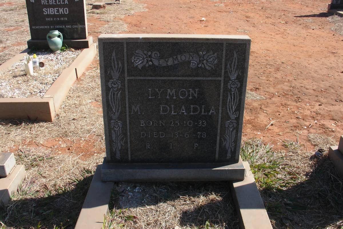 DLADLA Lymon M. 1933-1978