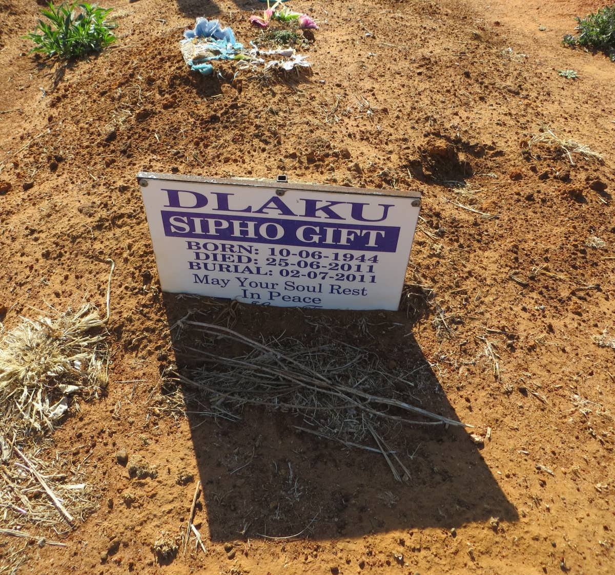 DLAKU Sipho Gift 1944-2011