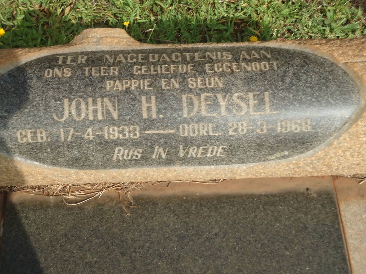DEYSEL John H. 1933-1968