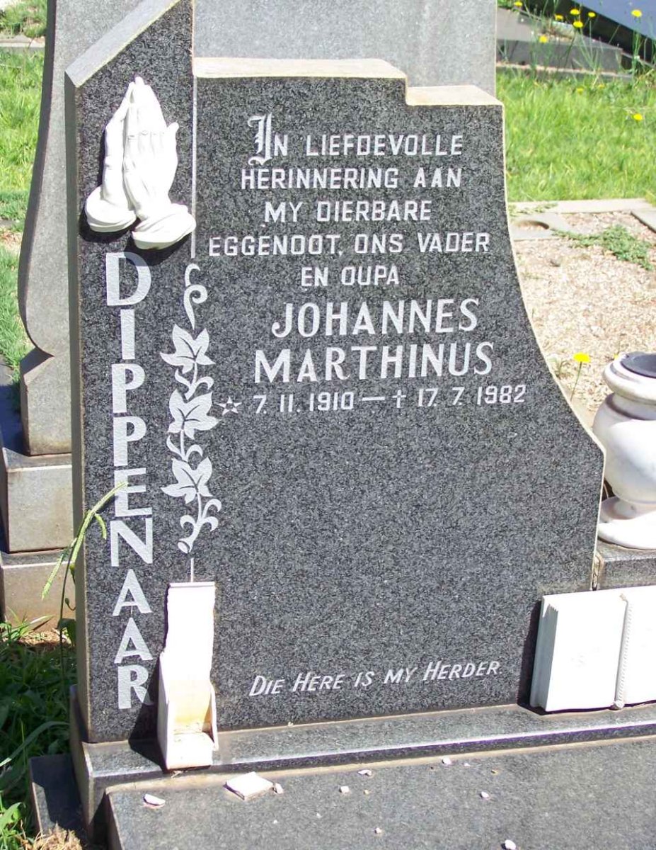 DIPPENAAR Johannes Marthinus 1910-1982