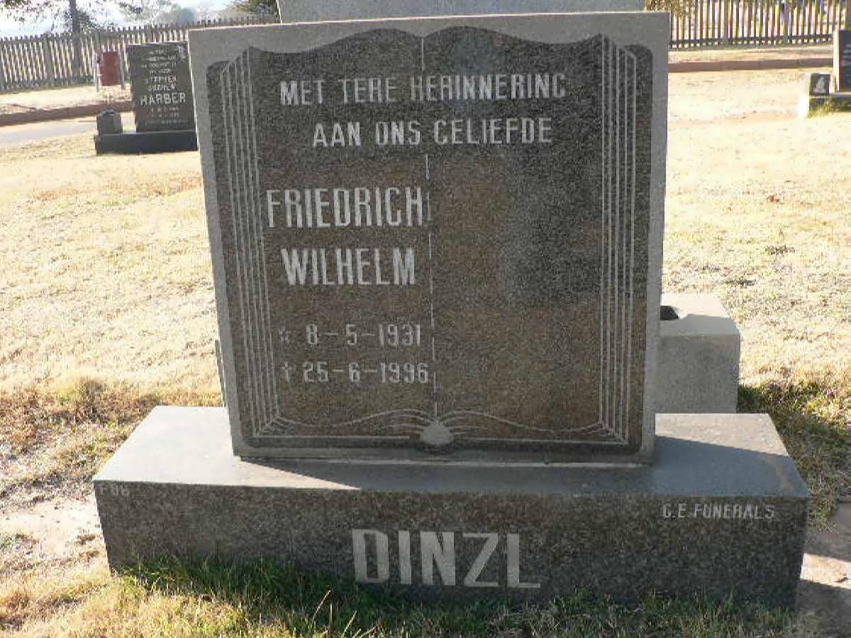 DINZL Friedrich Wilhelm 1931-1996