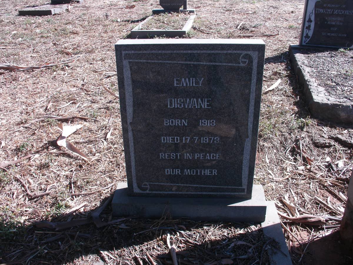 DISWANE Emily 1913-1973