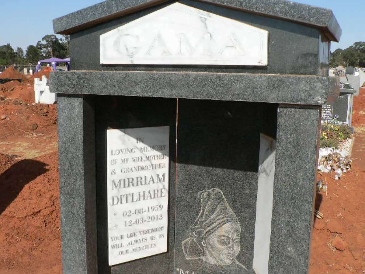 DITLHARE Mirriam 1959-2013