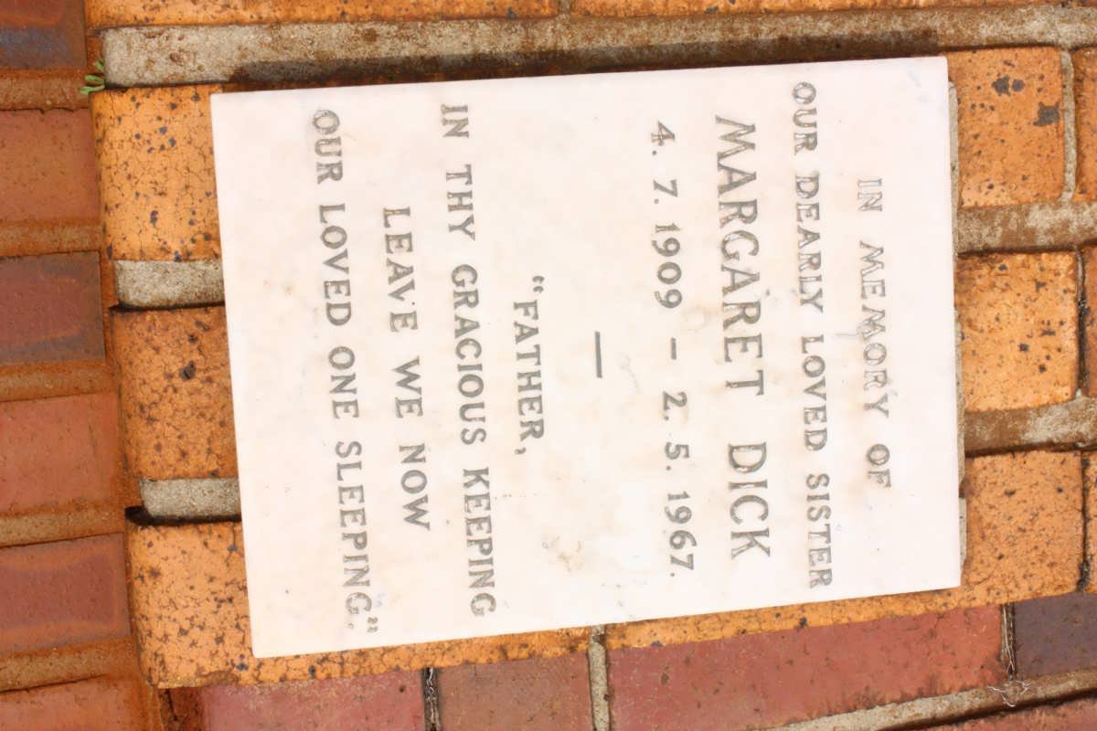 DICK Margaret 1909-1967