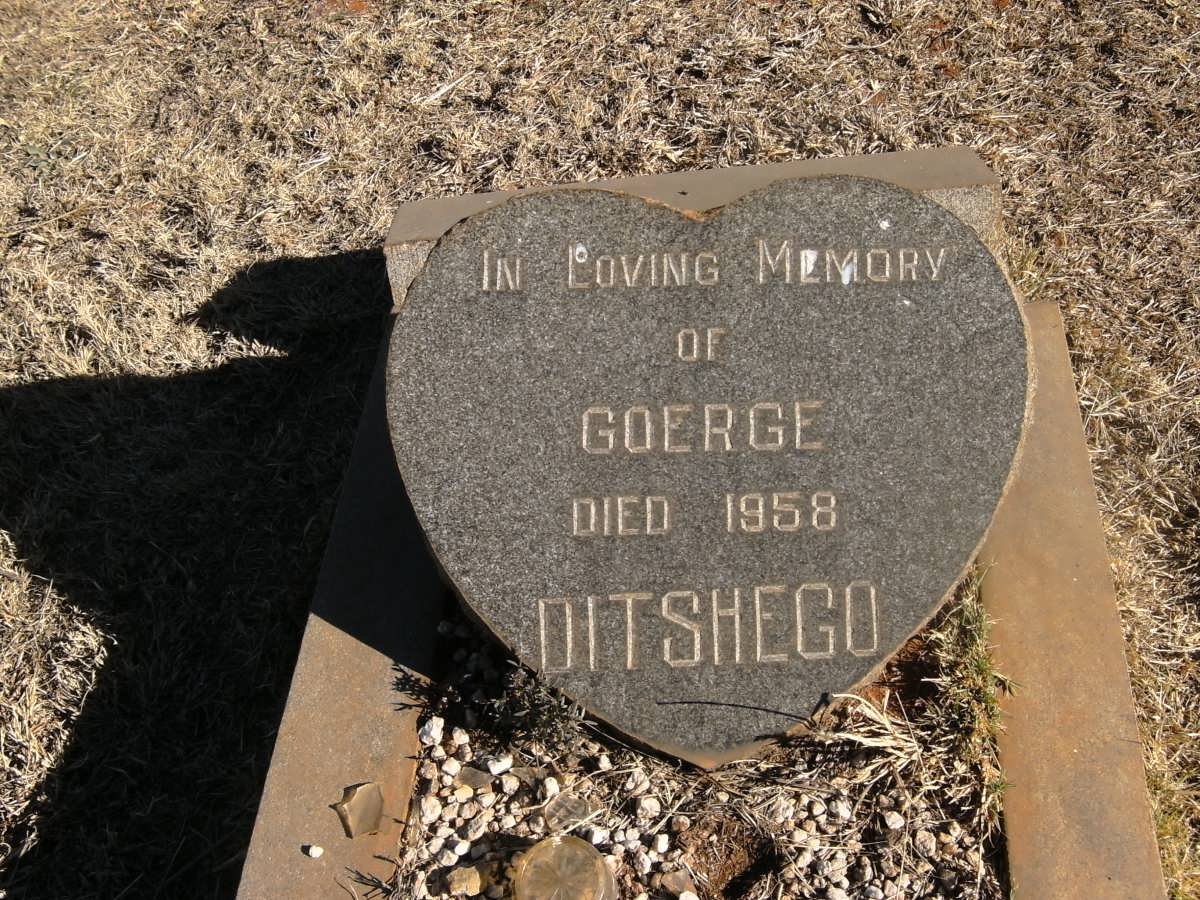 DITSHEGO Goerge -1958