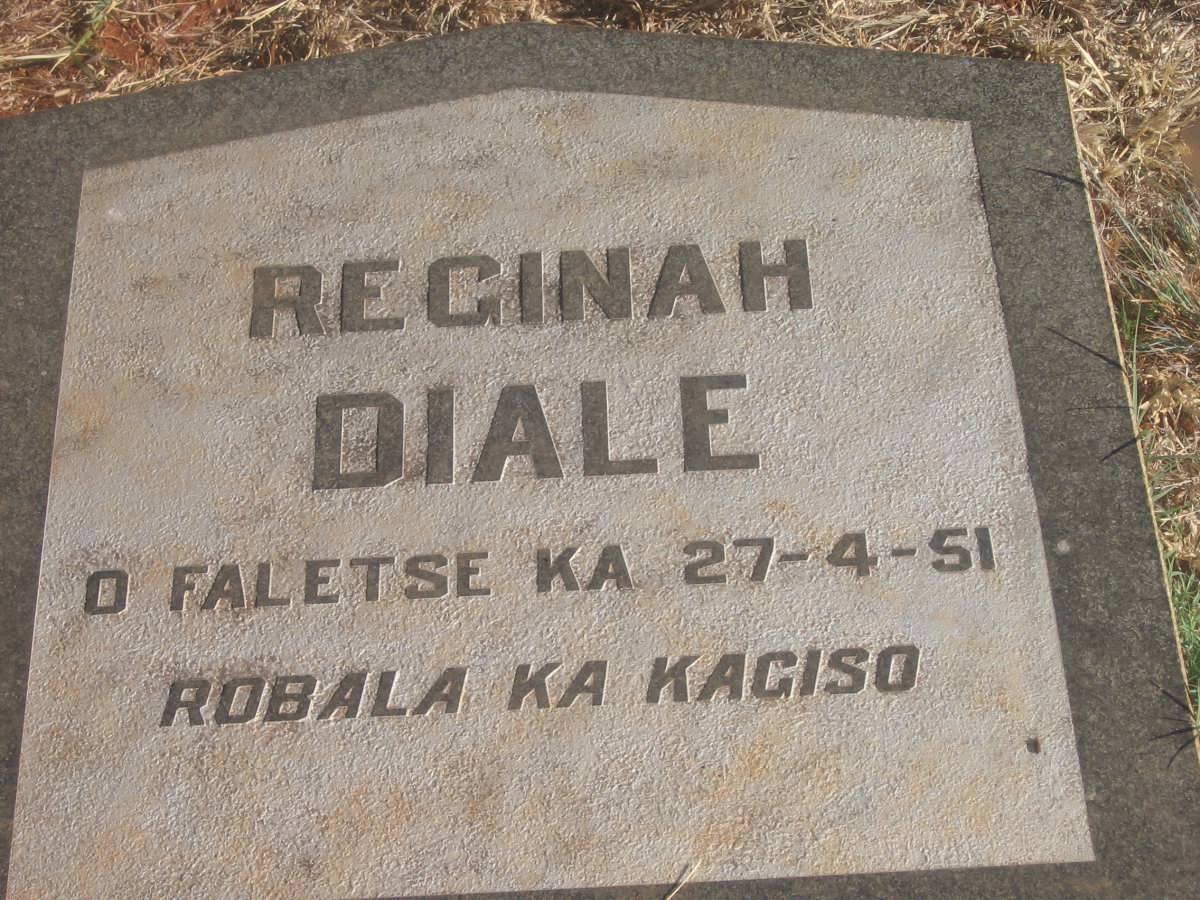 DIALE Reginah -1951