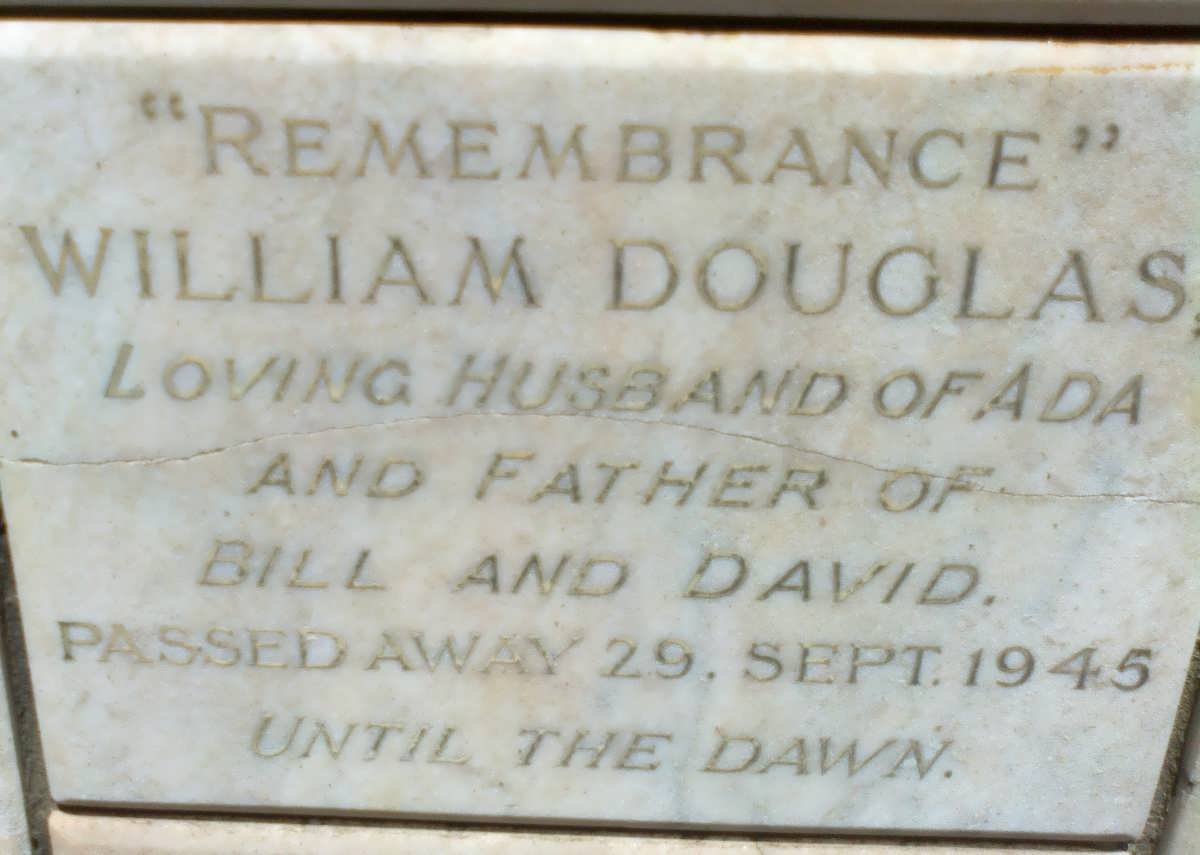DOUGLAS William -1945
