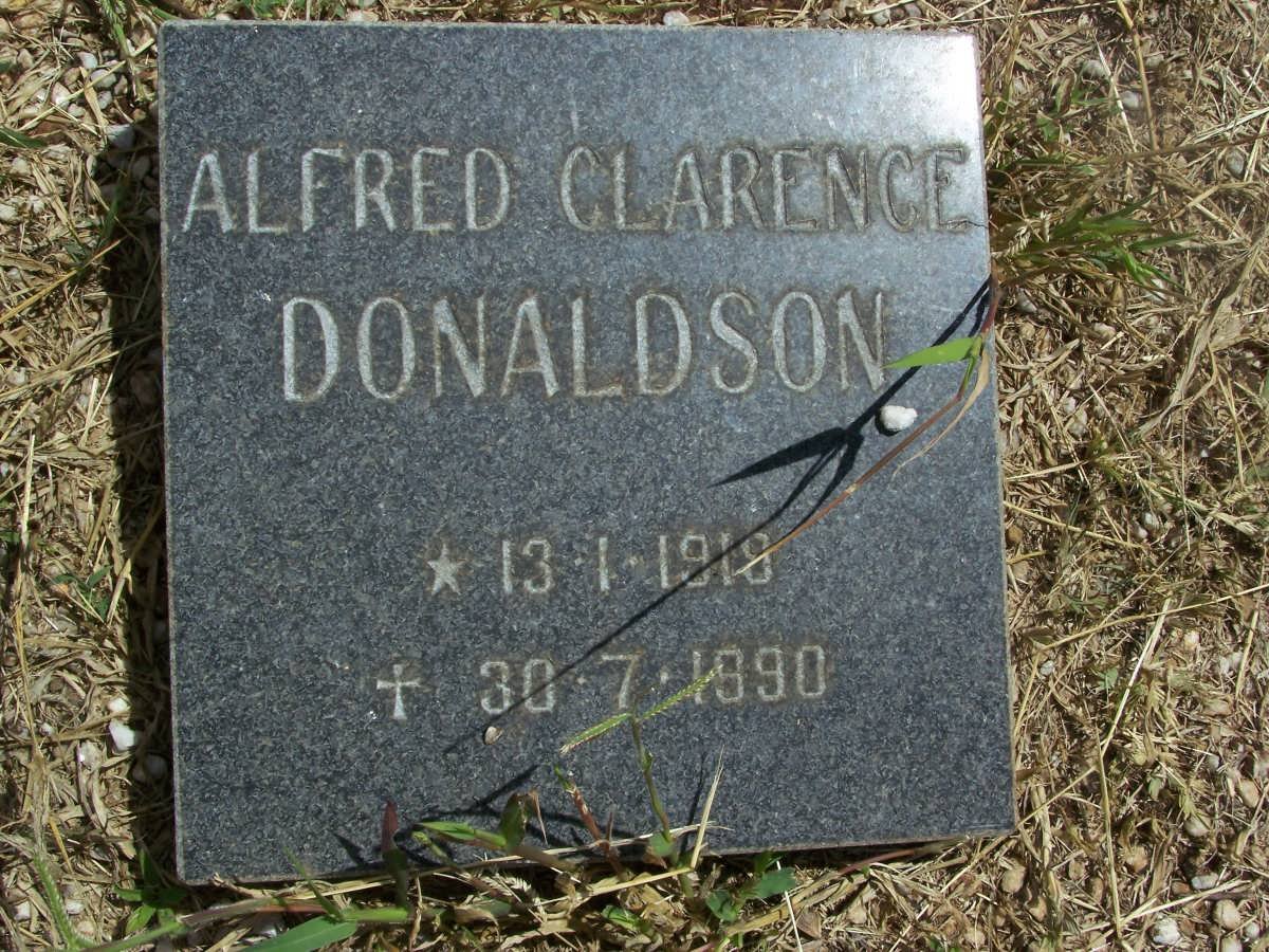 DONALDSON Alfred -1954 &amp; Constant Peace -1984 :: DONALDSON Alfred Clarence 1919-1990