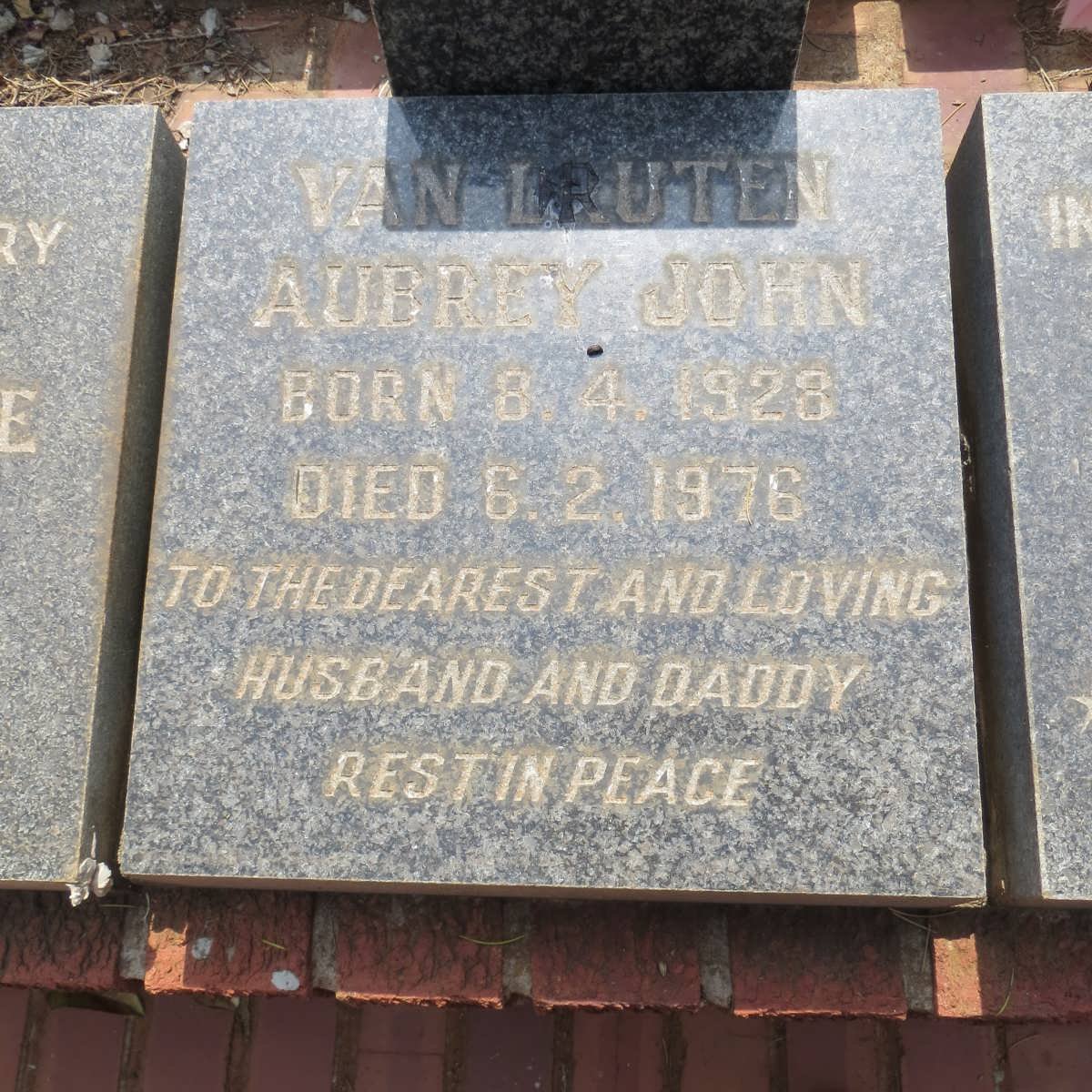 DRUTEN Aubrey John, van 1928-1976