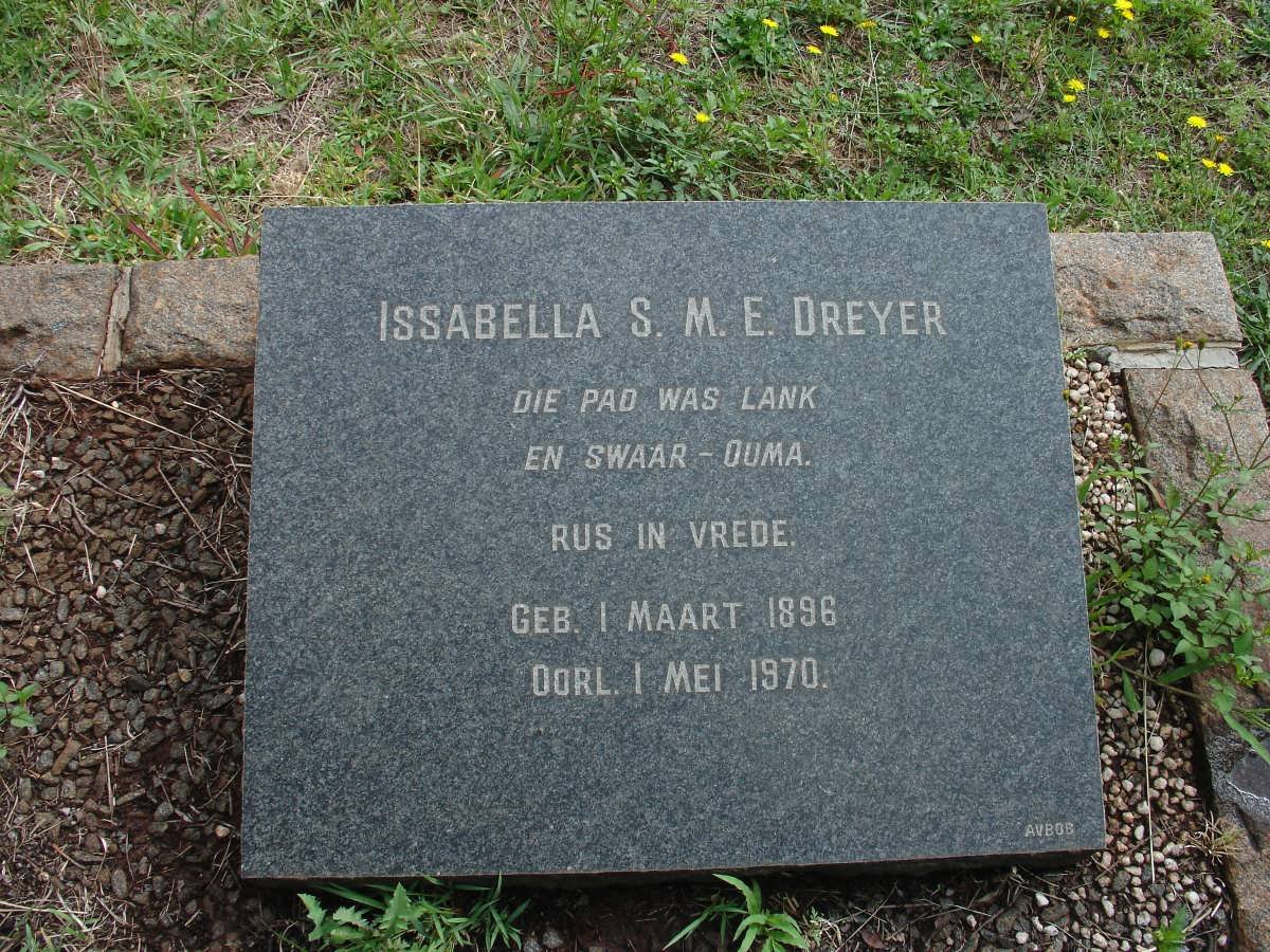 DREYER Issabella S.M.E. 1896-1970