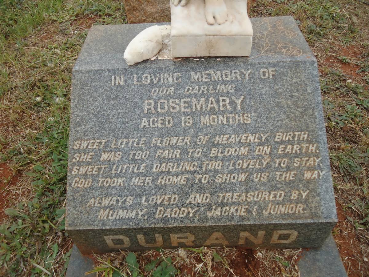DURAND Rosemary