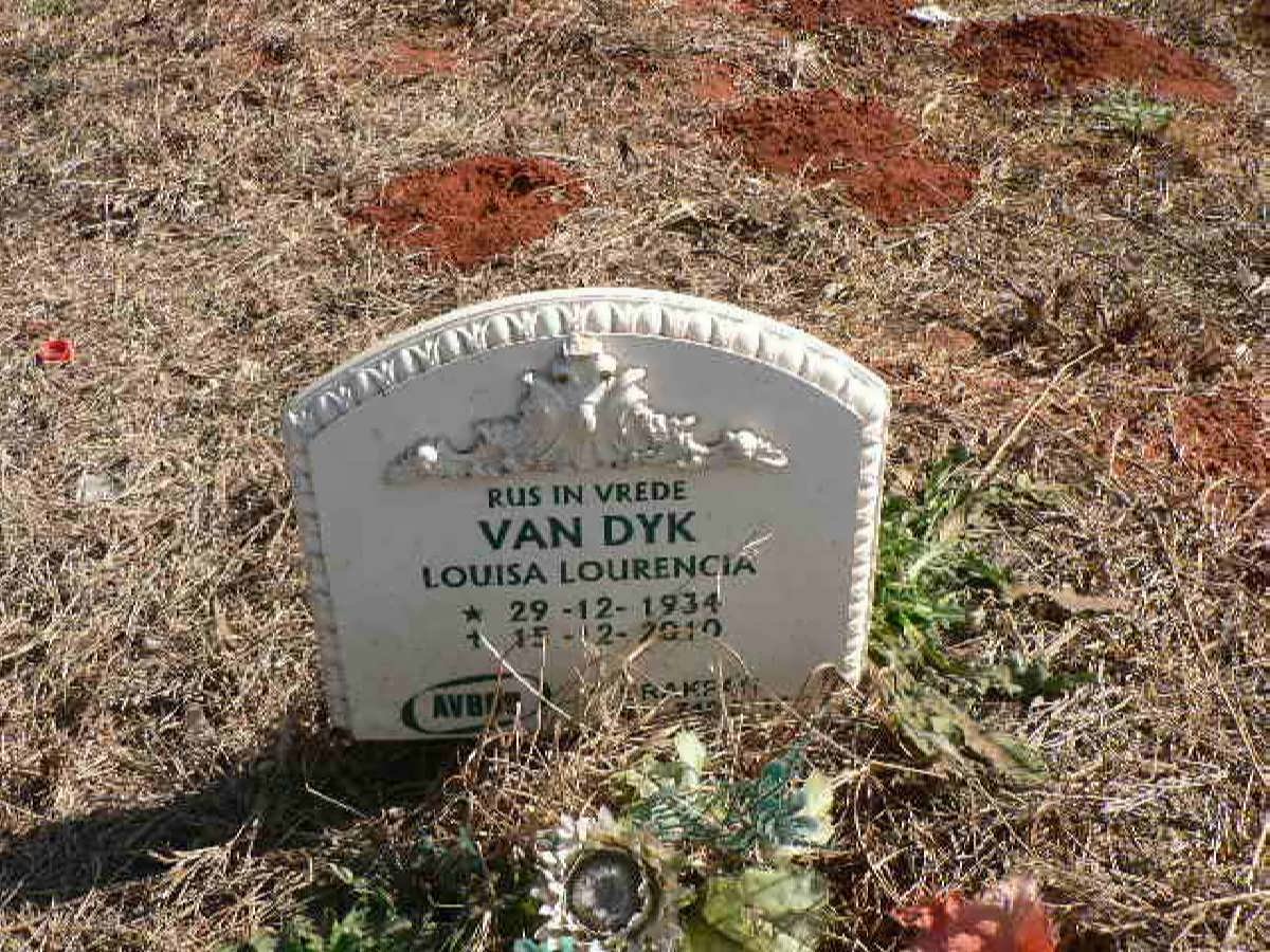 DYK Louisa Lourencia, van 1934-2010