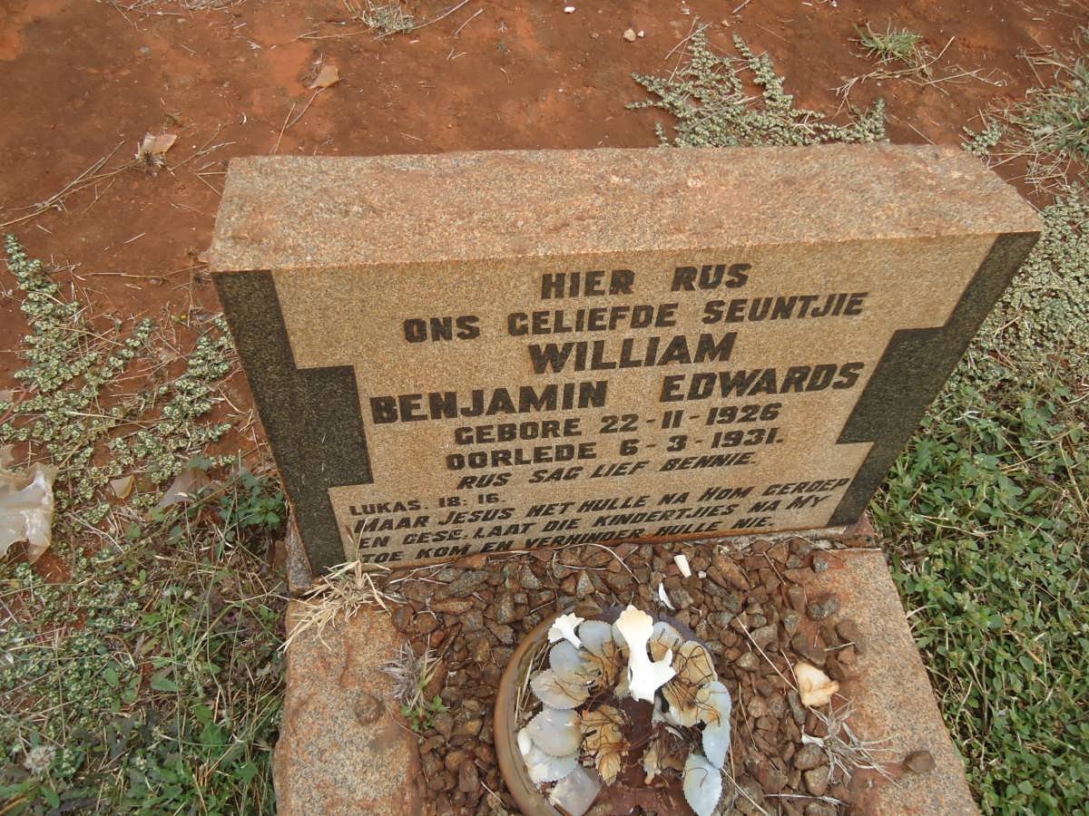 EDWARDS William Benjamin 1926-1931