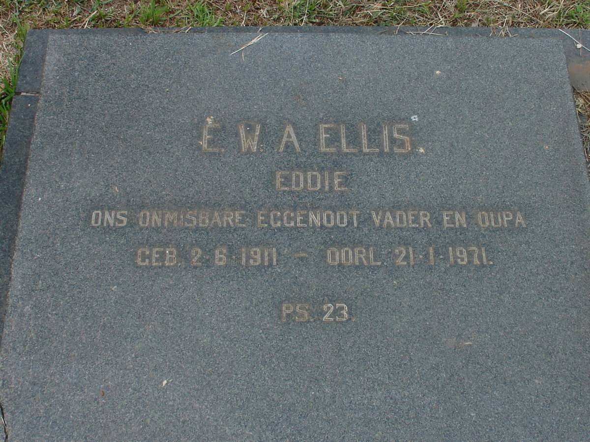 ELLIS E.W.A. 1911-1971