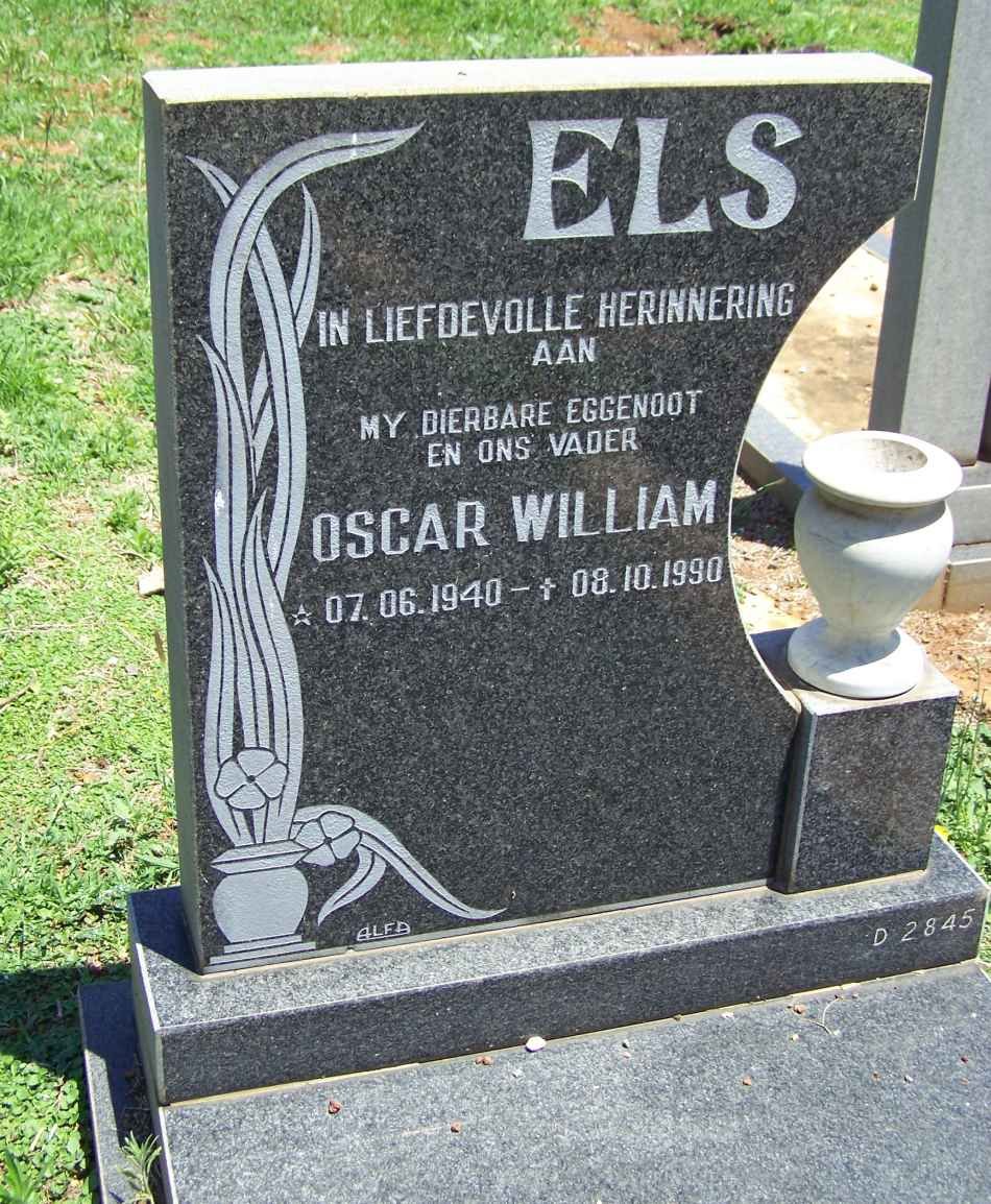 ELS Oscar William 1940-1990