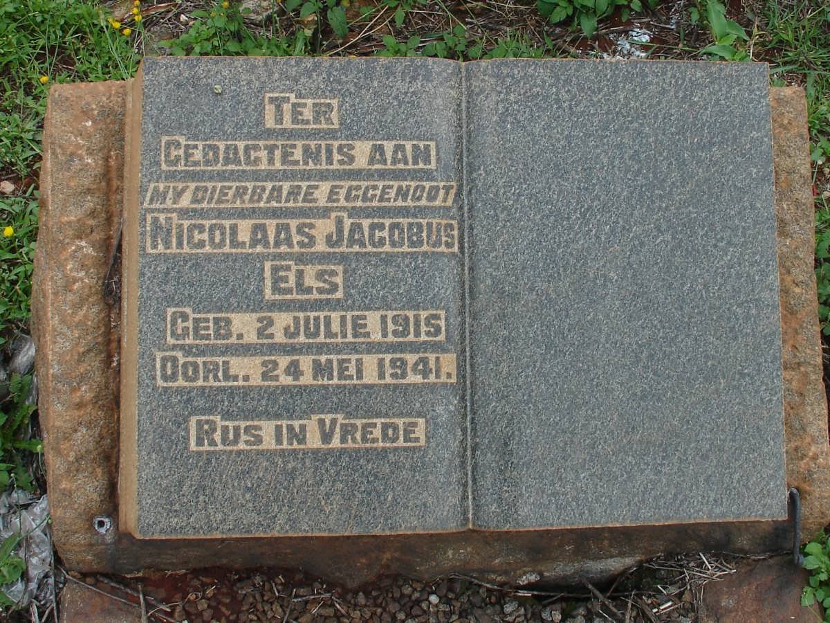 ELS Nicolaas Jacobus 1915-1941