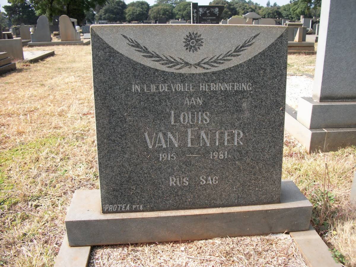 ENTER Louis, van 1915-1981