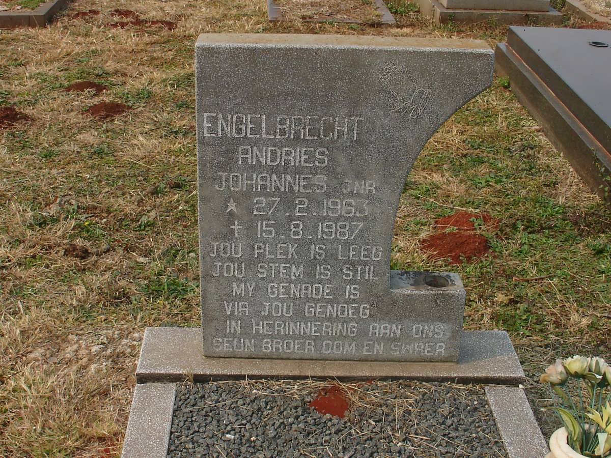 ENGELBRECHT Andries Johannes 1963-1987
