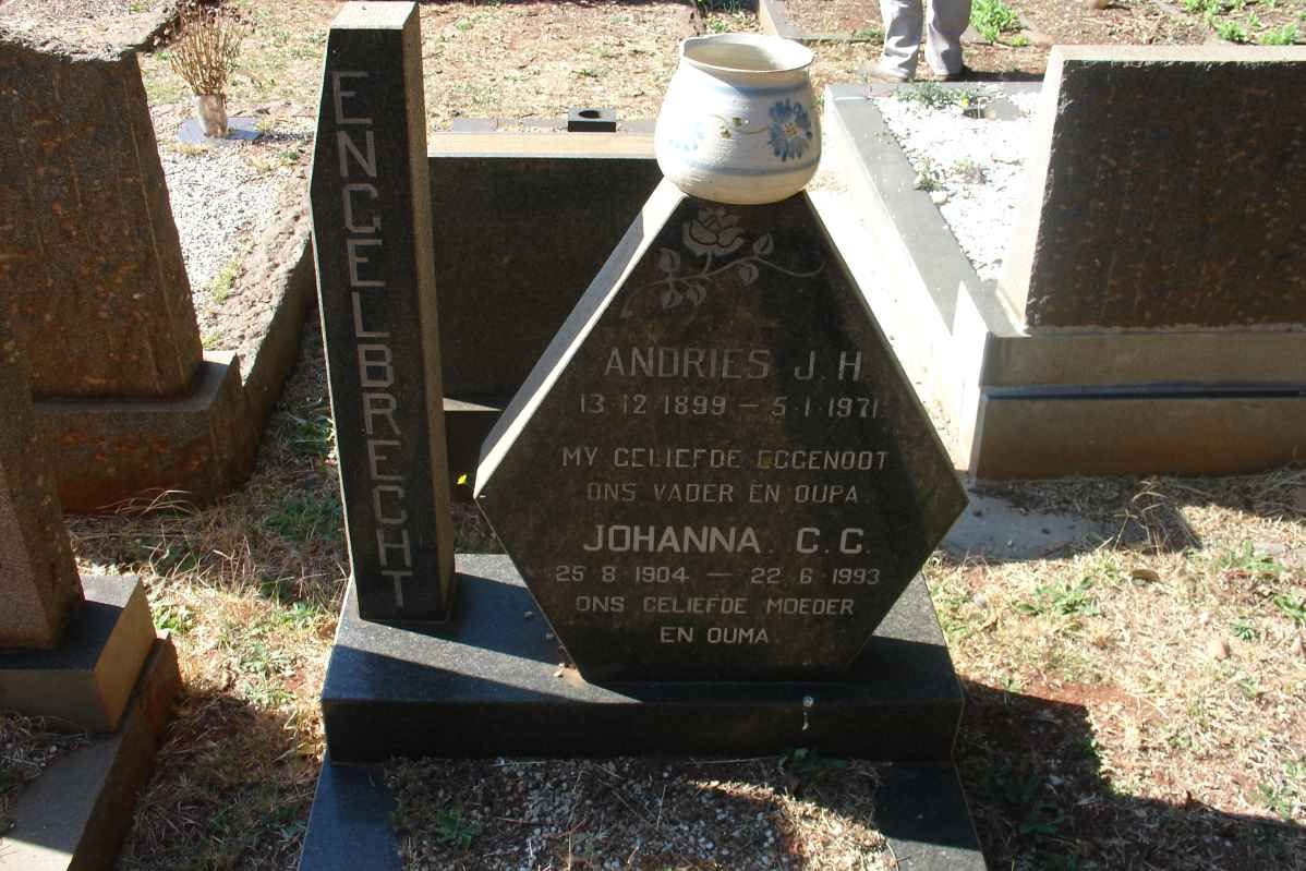 ENGELBRECHT Andries J.H. 1899-1971 &amp; Johanna C.C. 1904-1993