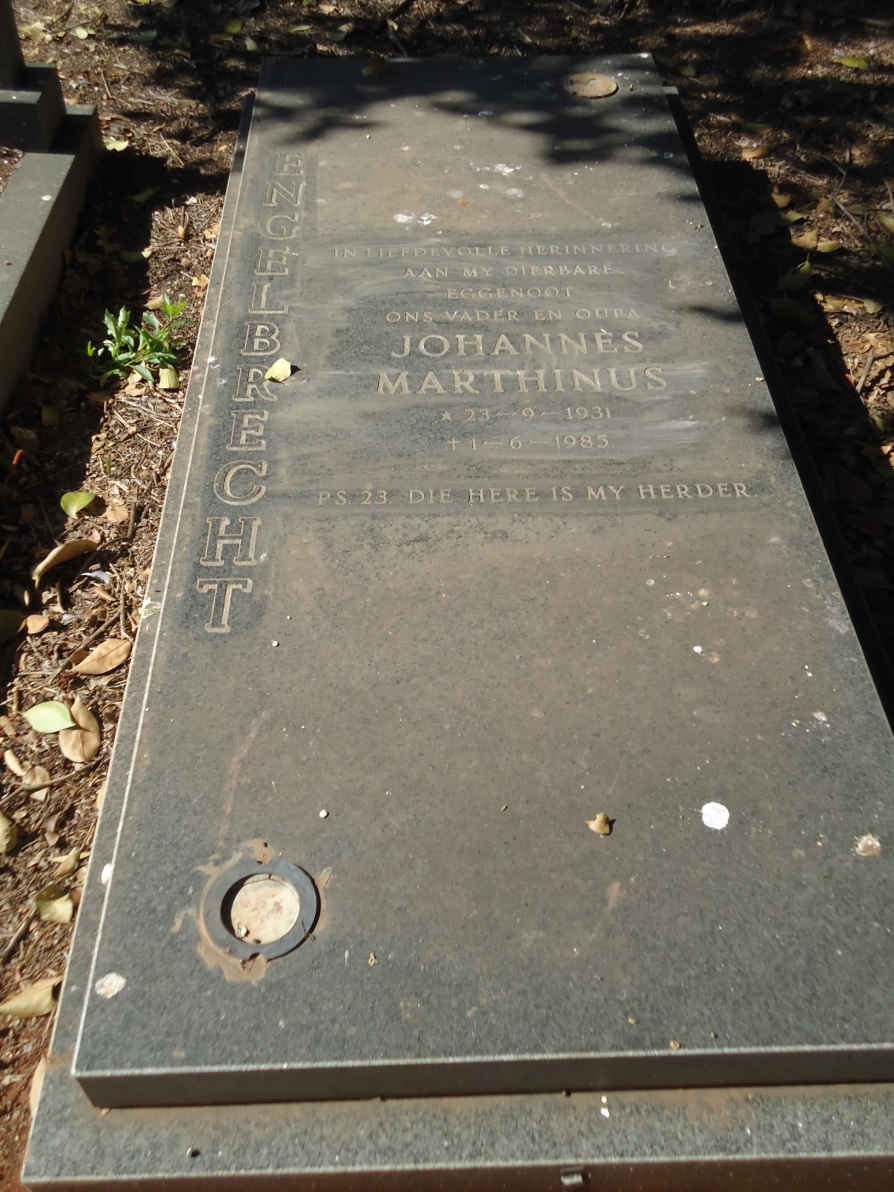 ENGELBRECHT Johannes Marthinus 1931-1985