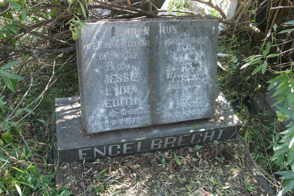 ENGELBRECHT Willem Jacobus 1893-19?? &amp; Jessie Lydia Edith 1897-1977
