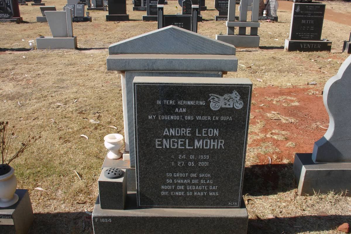 ENGELMÖHR Andre Leon 1959-2001