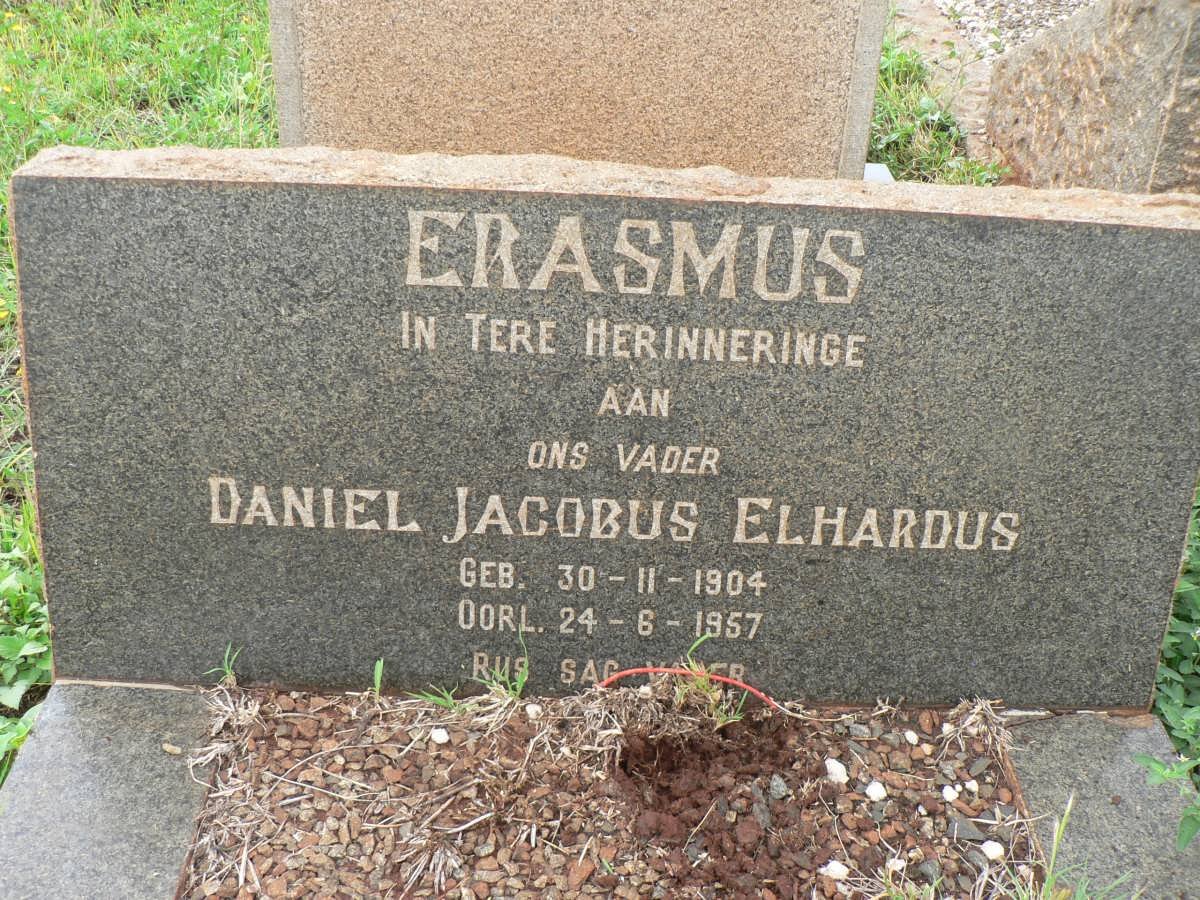 ERASMUS Daniel Jacobus Elhardus 1904-1957