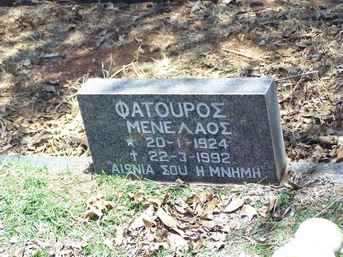 FATOUROS Menelaos 1924-1992