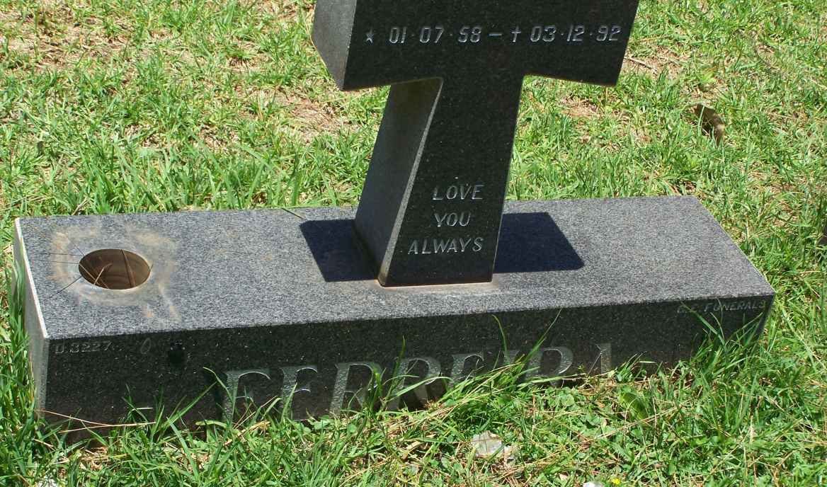 FERREIRA Chris 1958-1992
