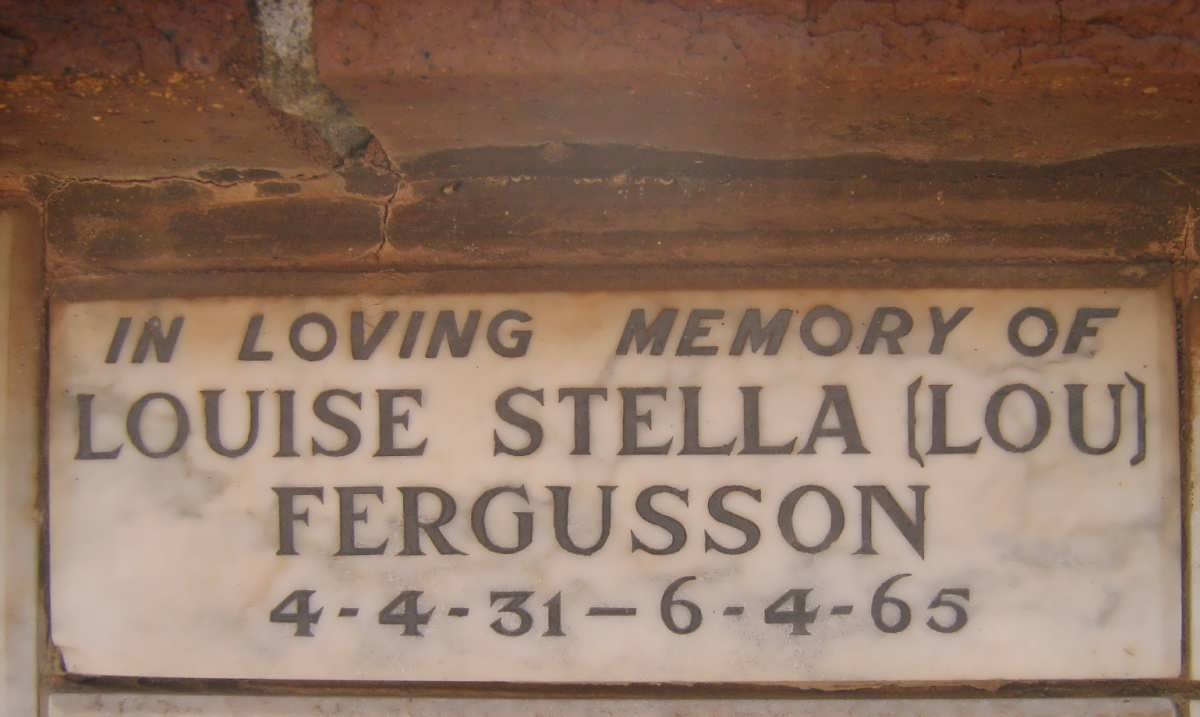 FERGUSSON Louise Stella 1931-1965