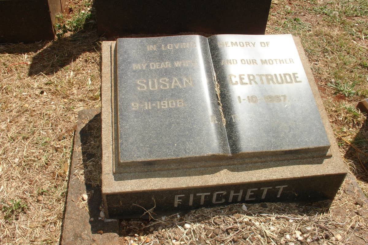 FITCHETT Susan Gertrude 1908-19?7