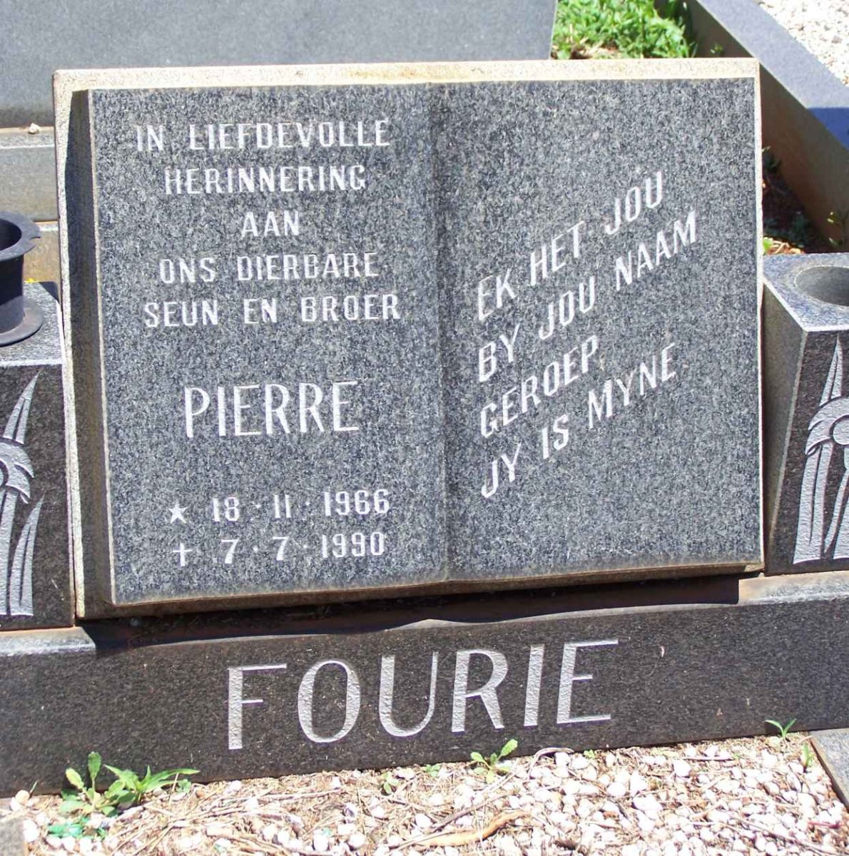 FOURIE Pierre 1966-1990