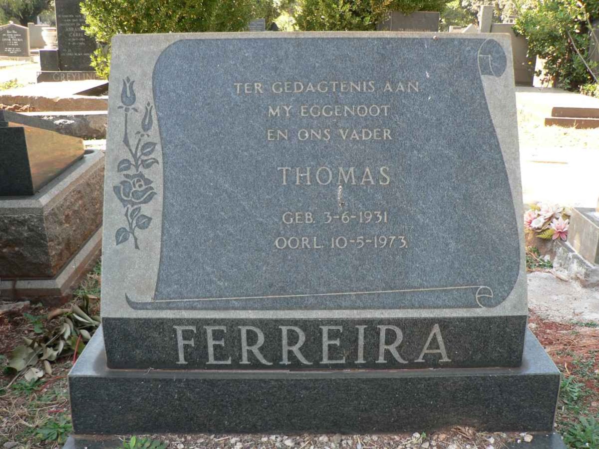 FERREIRA Thomas 1931-1973